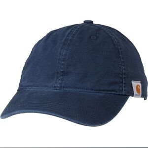 Carhartt OS Navy Cotton Canvas Unisex Baseball Cap
